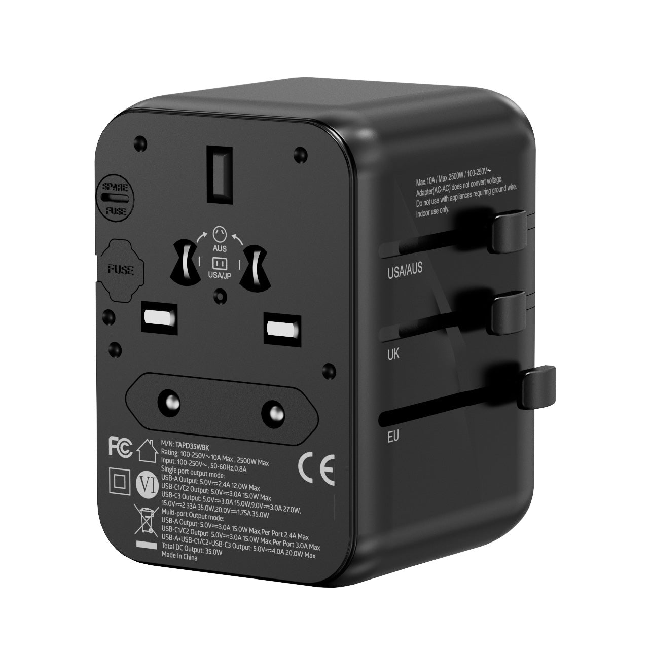 Decrypt Travel Adapter 35w