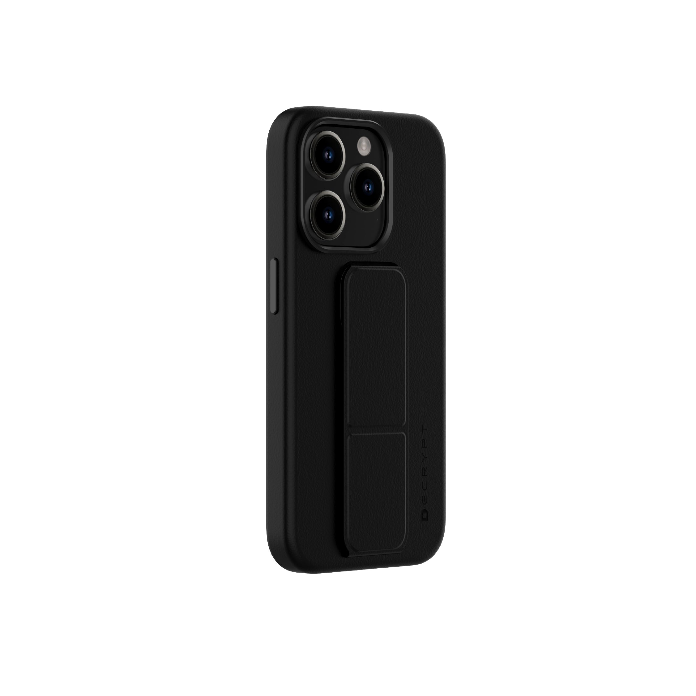 iPhone 15 Pro Magnetic Grip Leather Case