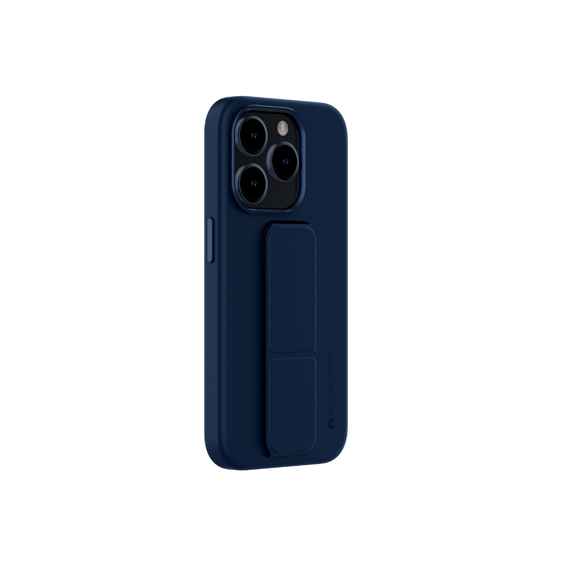 iPhone 15 Pro Max Magnetic Grip Leather Case